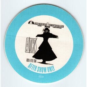 Stevie Nicks Backstage Pass Rock A Little Tour 1986 Fleetwood Mac Cloth Pop